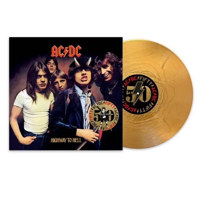 ACDC Highway To Hell Limited Edition Gold Vinyl