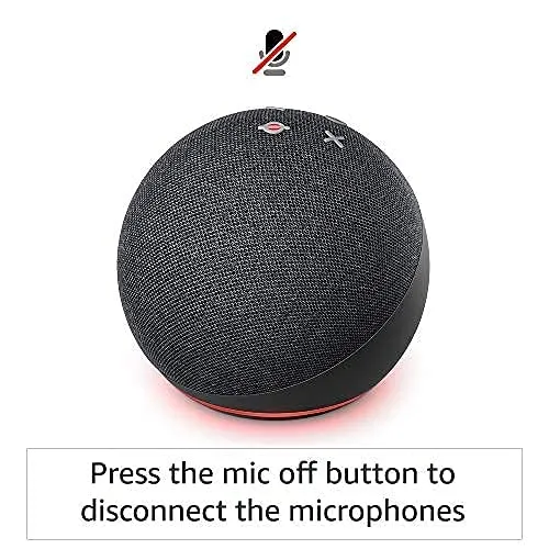 Amazon Echo Dot 4th Gen with Alexa (Black)