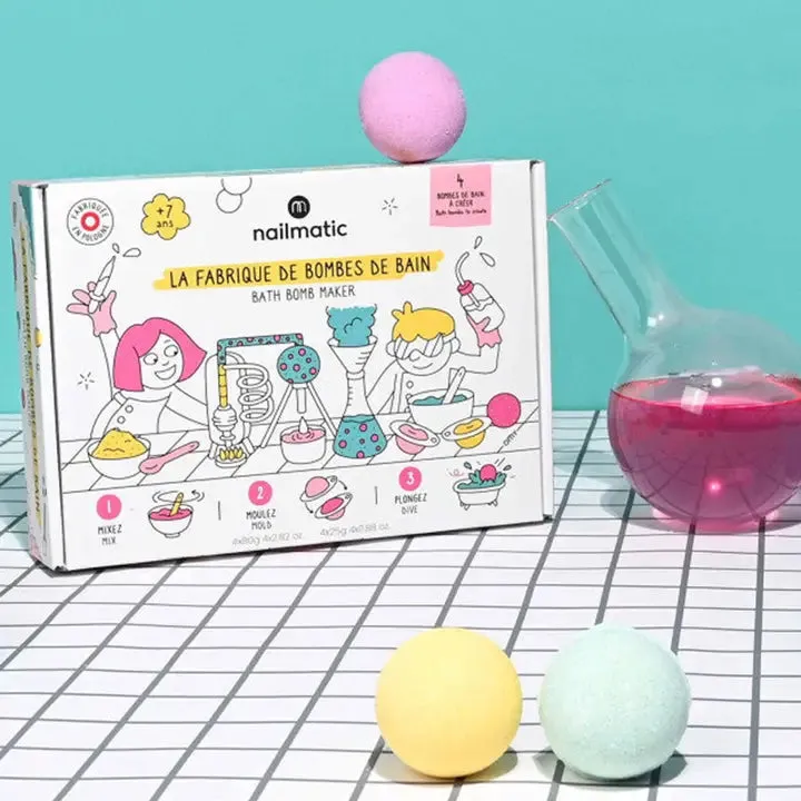 Bath Bomb Maker Kit, 4 Bath Bombs
