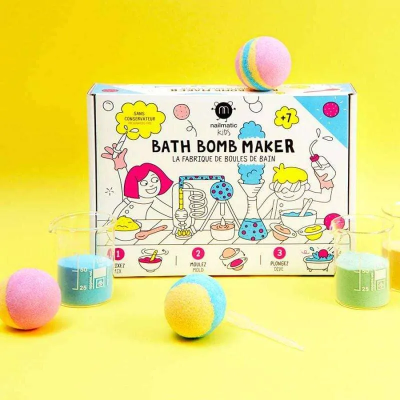 Bath Bomb Maker Kit, 4 Bath Bombs