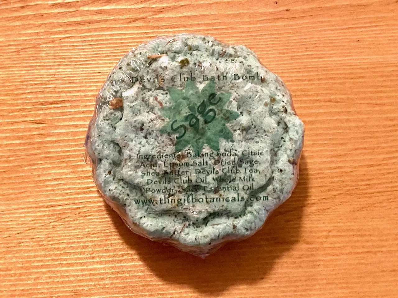 Bath Bomb- Tlingit Botanicals; Devil's Club, Variety