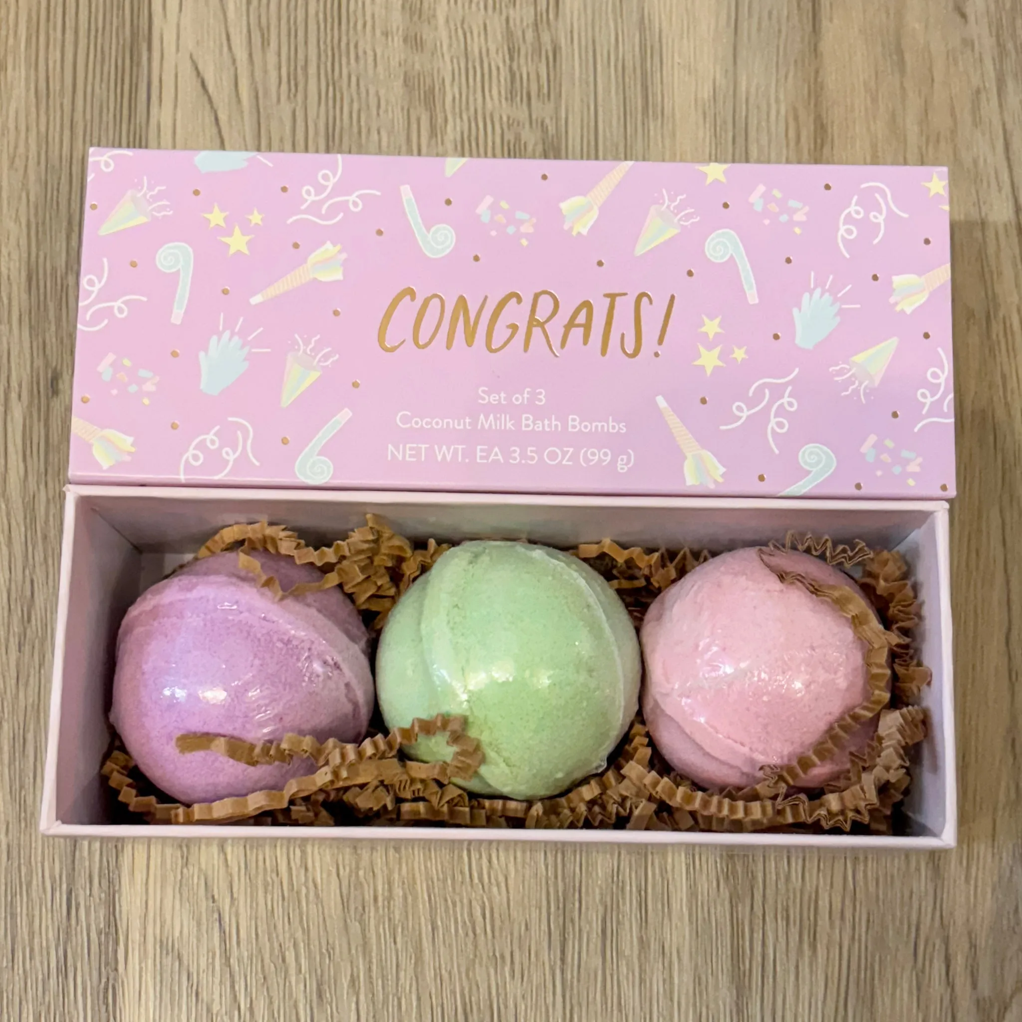Cait & Co Congrats Bath Bomb Gift Set
