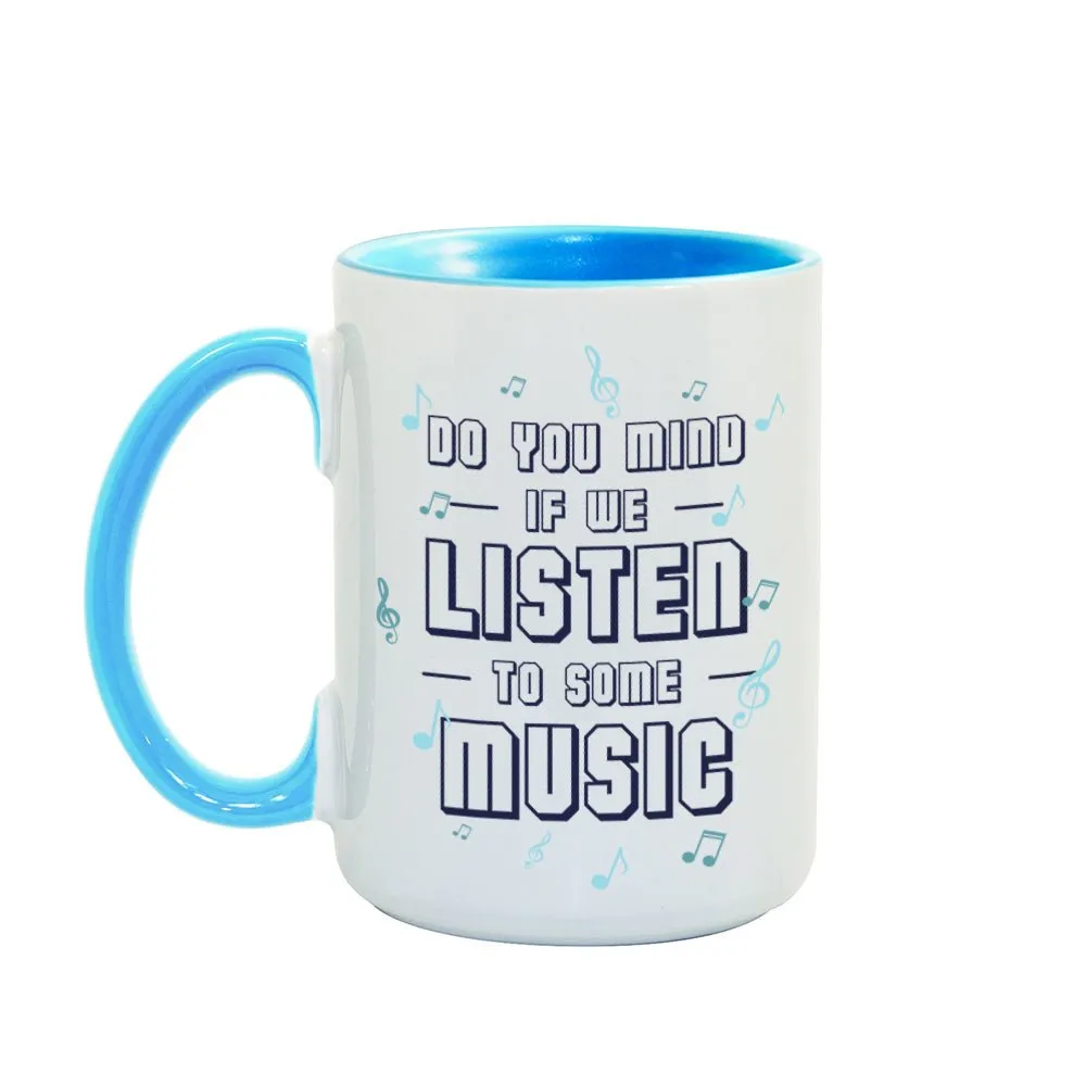 Carpool Karaoke Shall We Listen To Some Music 15 oz Two-Tone Mug