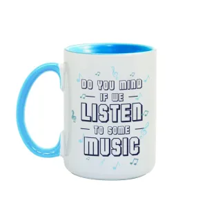 Carpool Karaoke Shall We Listen To Some Music 15 oz Two-Tone Mug