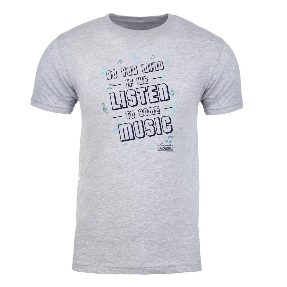 Carpool Karaoke Shall We Listen To Some Music Adult Short Sleeve T-Shirt