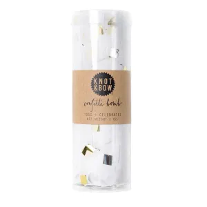 Confetti Bomb White Metallic