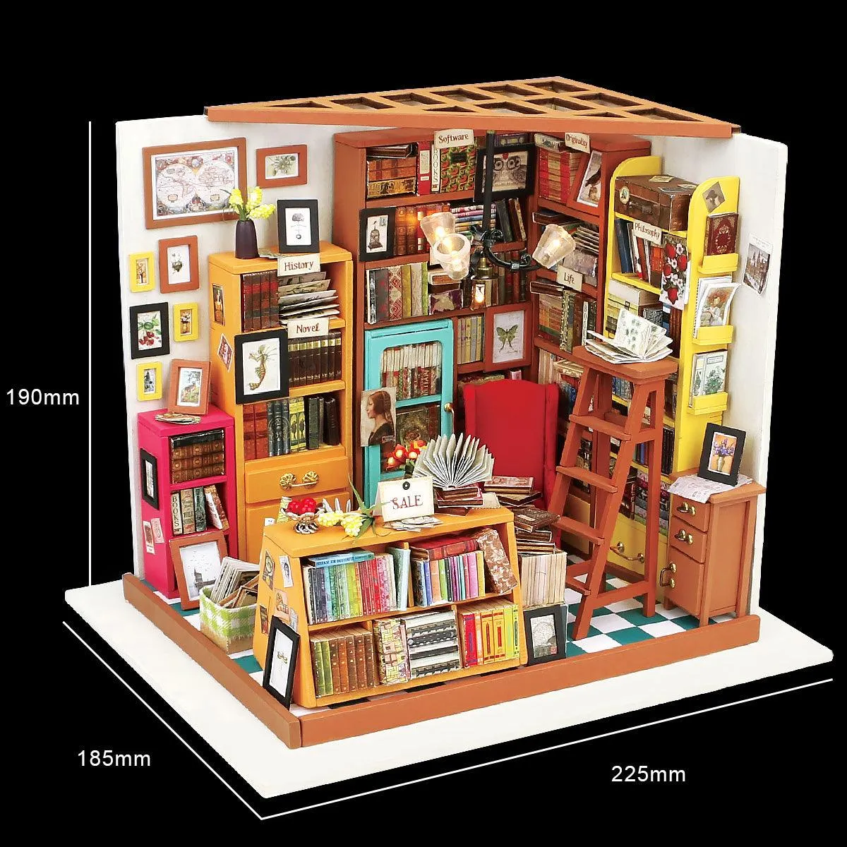 Cosy Library 3D Model