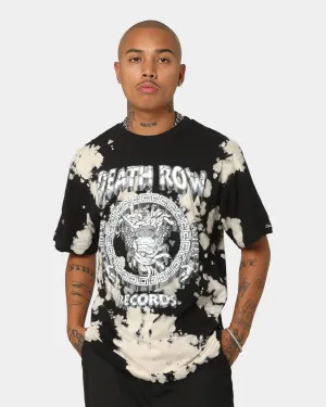 Crooks & Castles Death Row Records X Crooks & Castles Stone Acid Wash T-Shirt Black