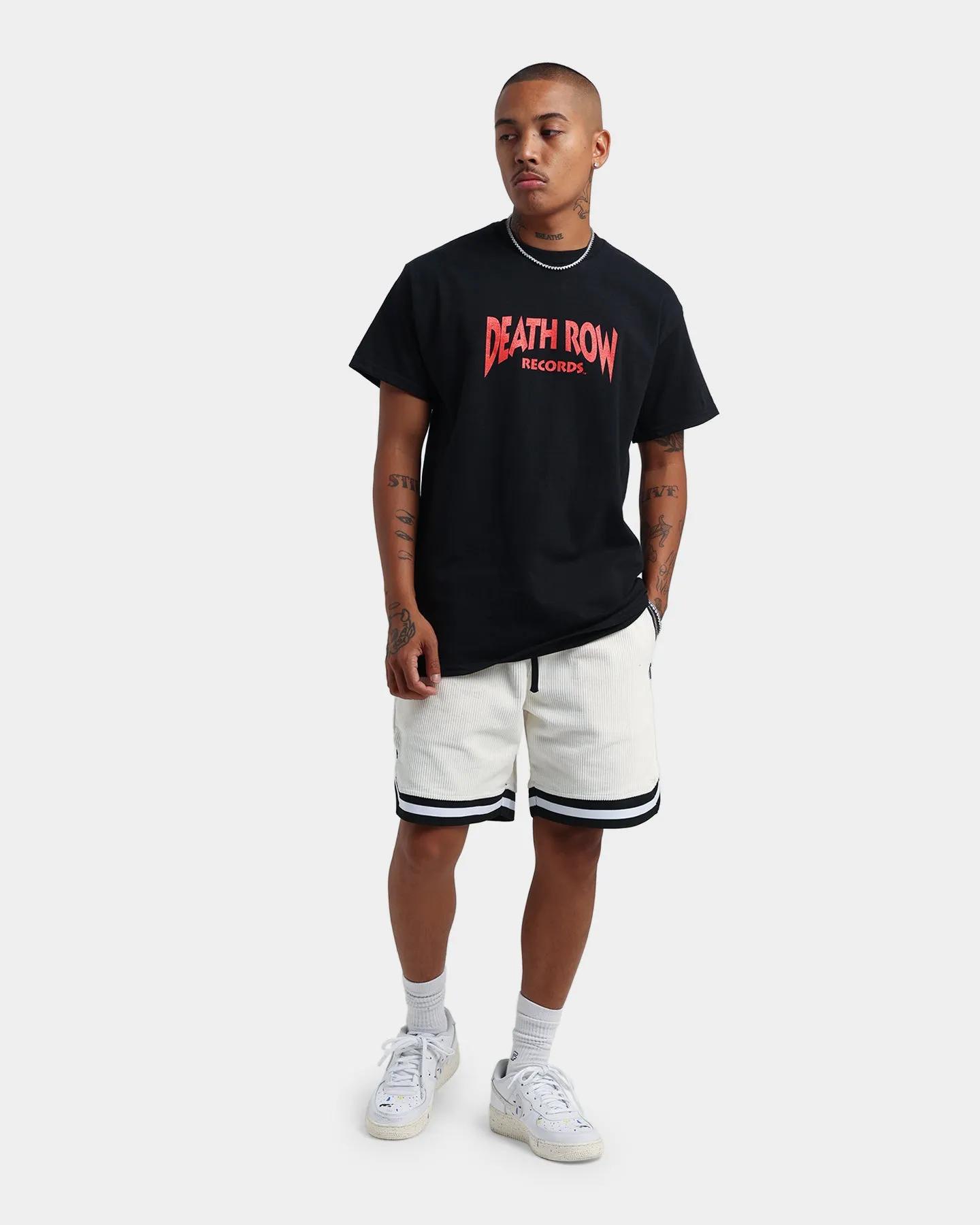 Death Row Records Deathrow Logo T-Shirt Black/Red