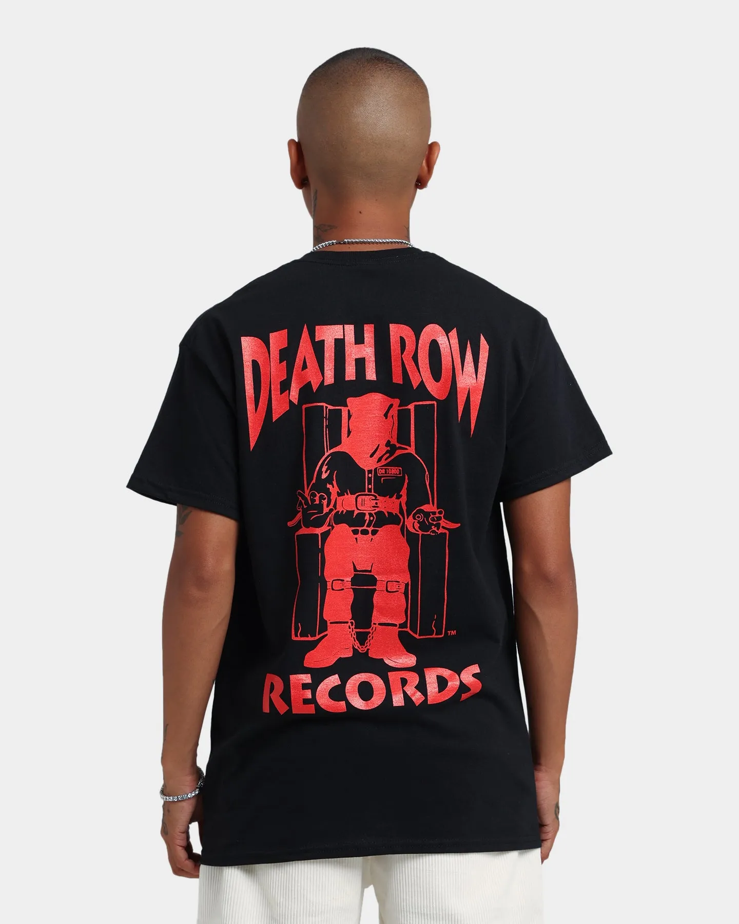 Death Row Records Deathrow Logo T-Shirt Black/Red