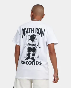 Death Row Records Deathrow Logo T-Shirt  White/Black