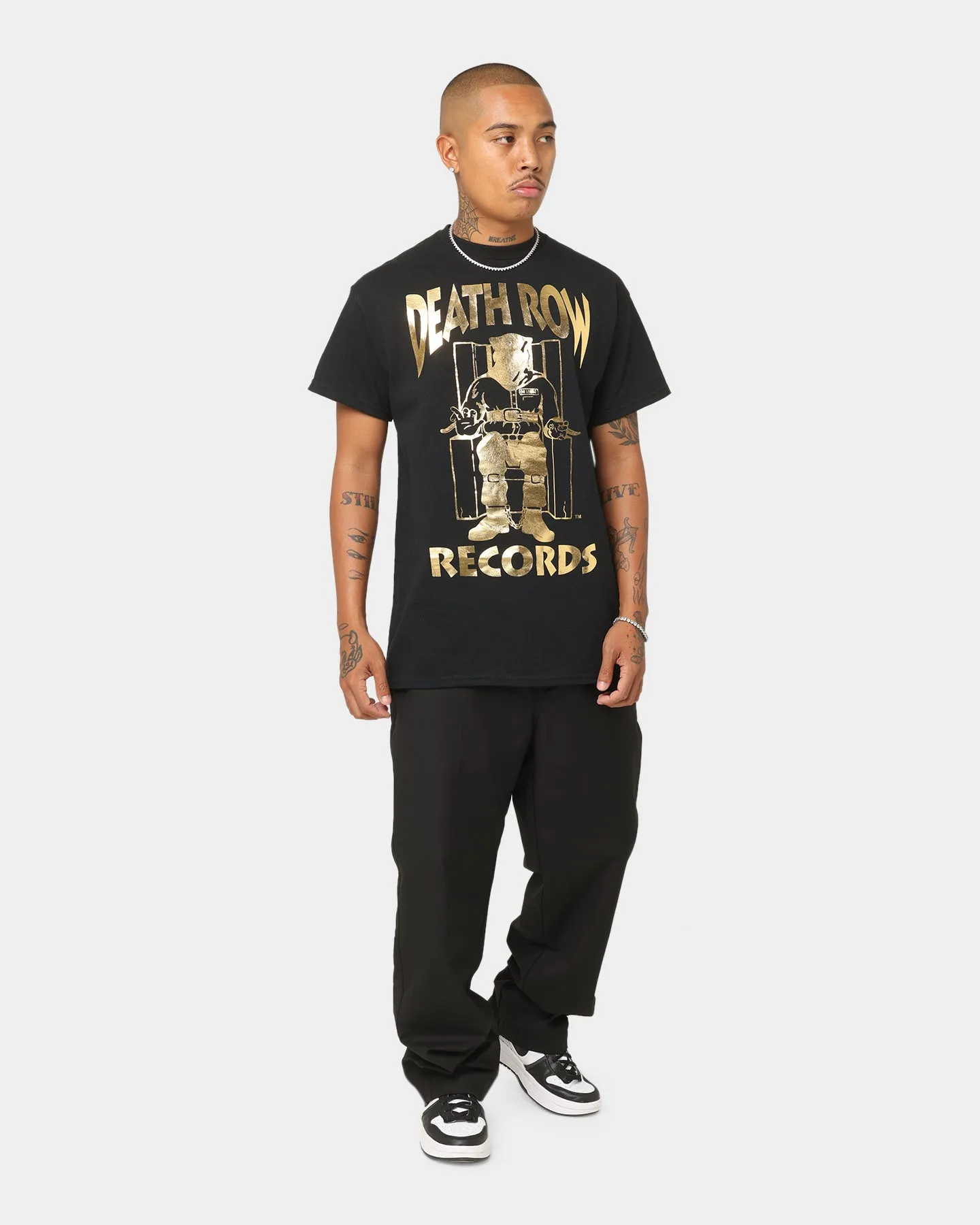 Death Row Records The Chair T-Shirt Black/Gold