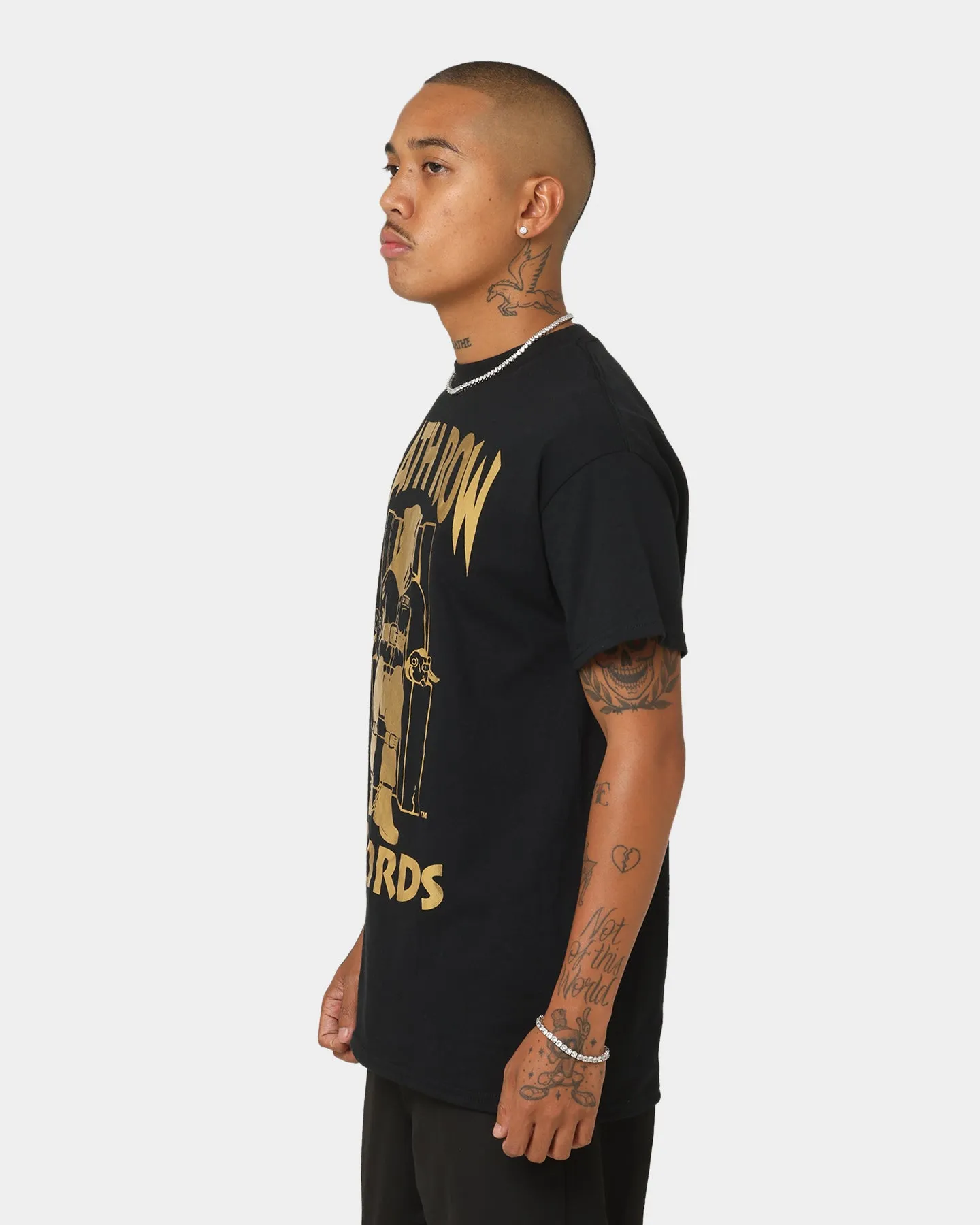 Death Row Records The Chair T-Shirt Black/Gold