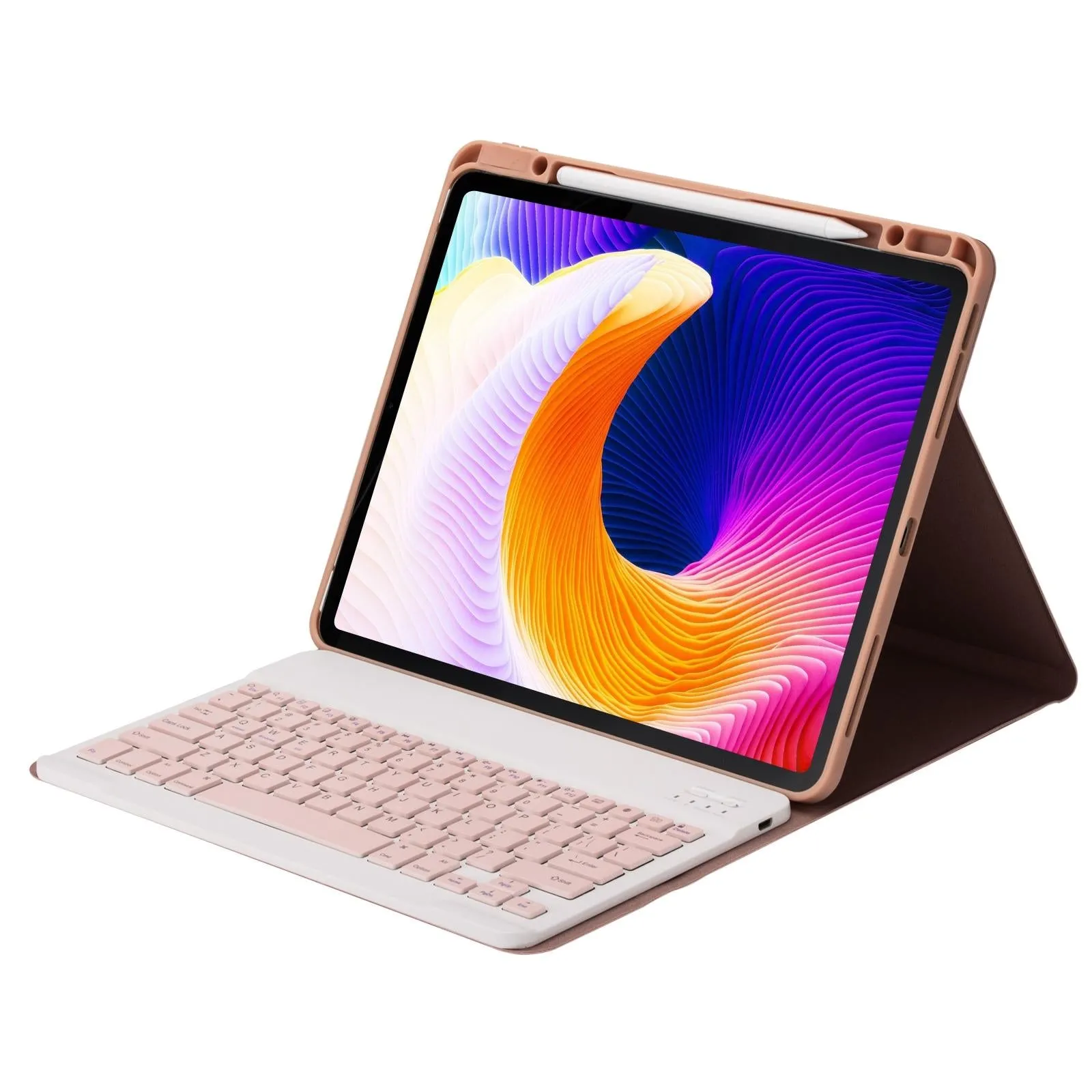 Detachable Bluetooth Keyboard Tablet Case For Ipad Pro 12.9 With Holder Pen Slot