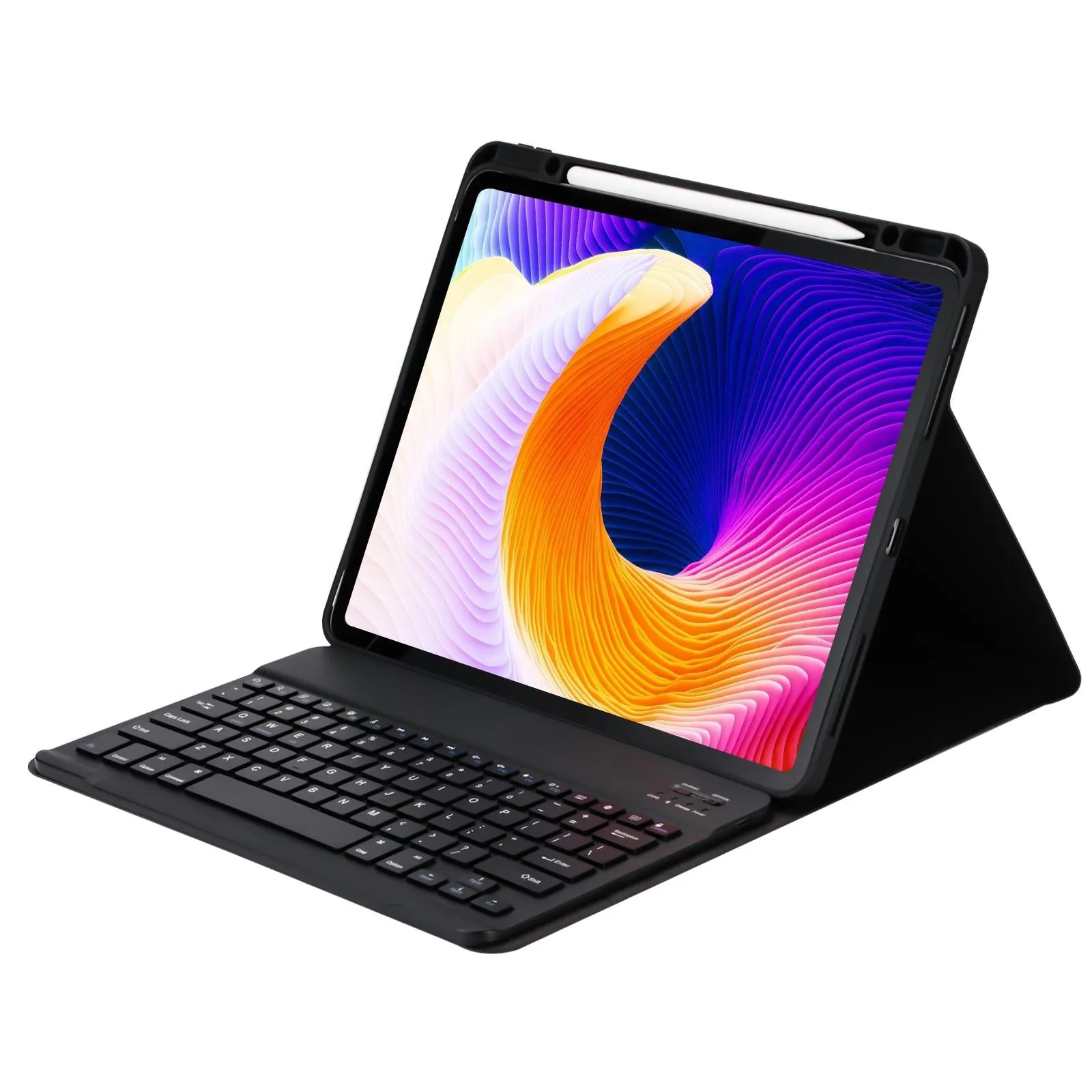 Detachable Bluetooth Keyboard Tablet Case For Ipad Pro 12.9 With Holder Pen Slot