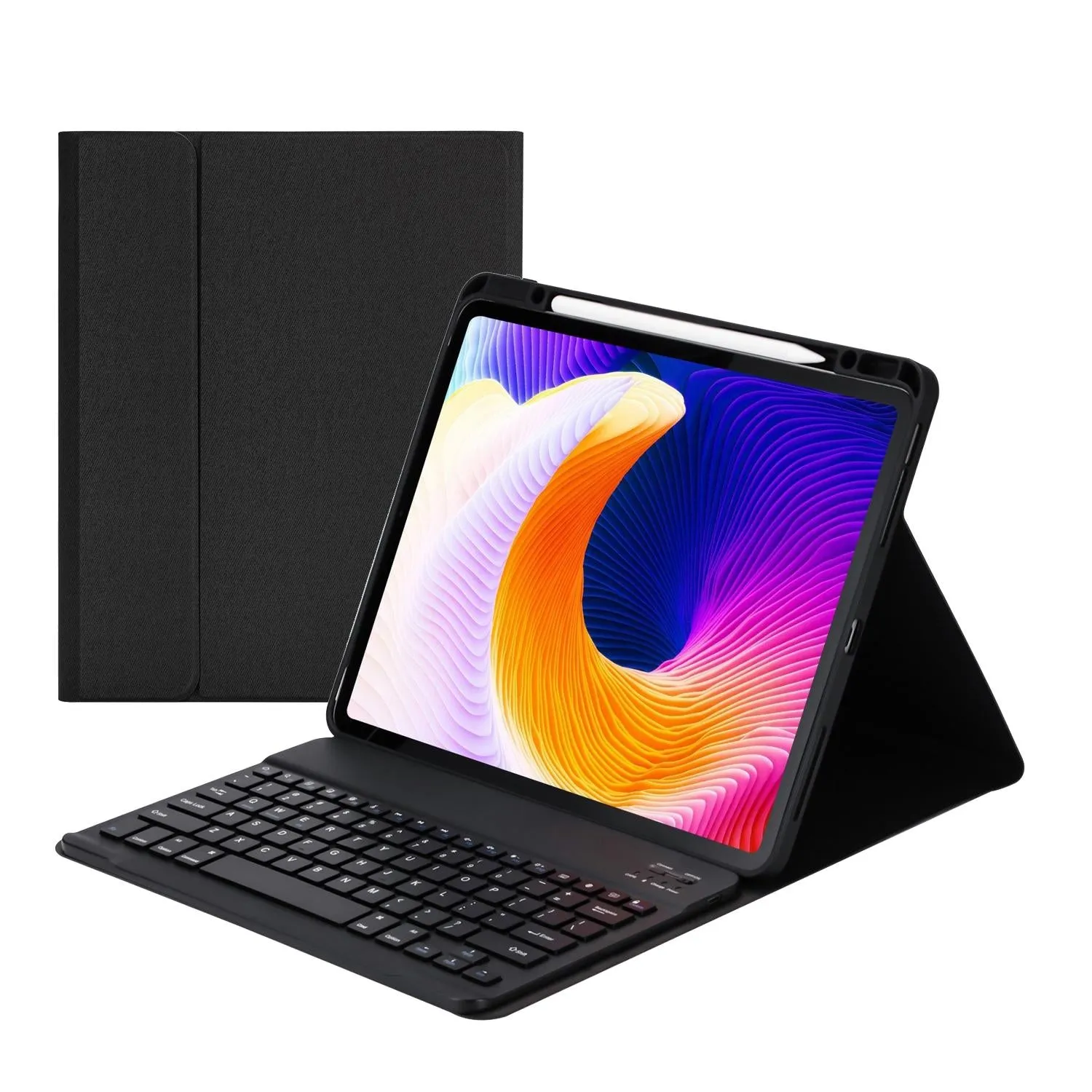 Detachable Bluetooth Keyboard Tablet Case For Ipad Pro 12.9 With Holder Pen Slot