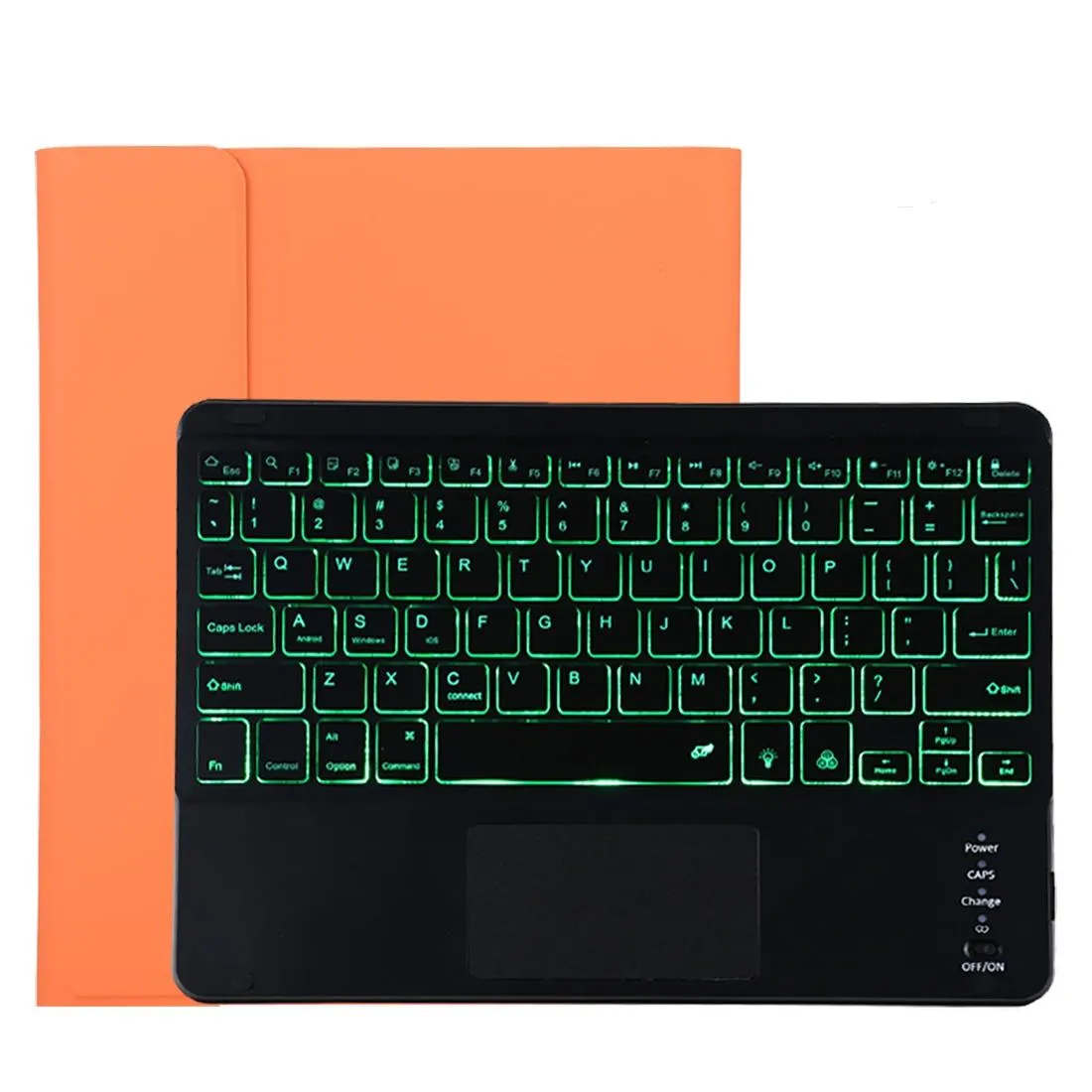Detachable Bluetooth Tablet Case For Ipad Pro 11 With Backlight Touchpad Pen Slot & Holder - Microfiber Leather