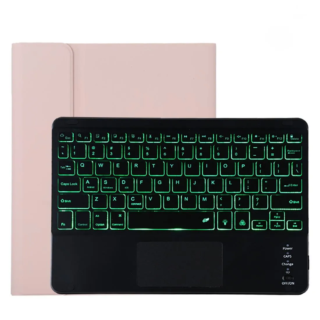 Detachable Bluetooth Tablet Case For Ipad Pro 11 With Backlight Touchpad Pen Slot & Holder - Microfiber Leather