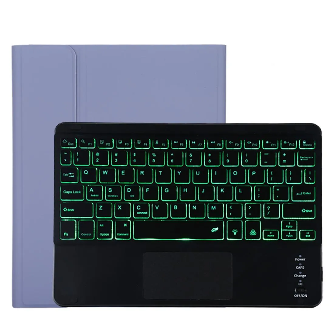 Detachable Bluetooth Tablet Case For Ipad Pro 11 With Backlight Touchpad Pen Slot & Holder - Microfiber Leather