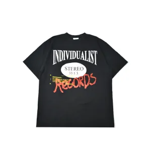 Individualist Records T-Shirt - Vintage Black