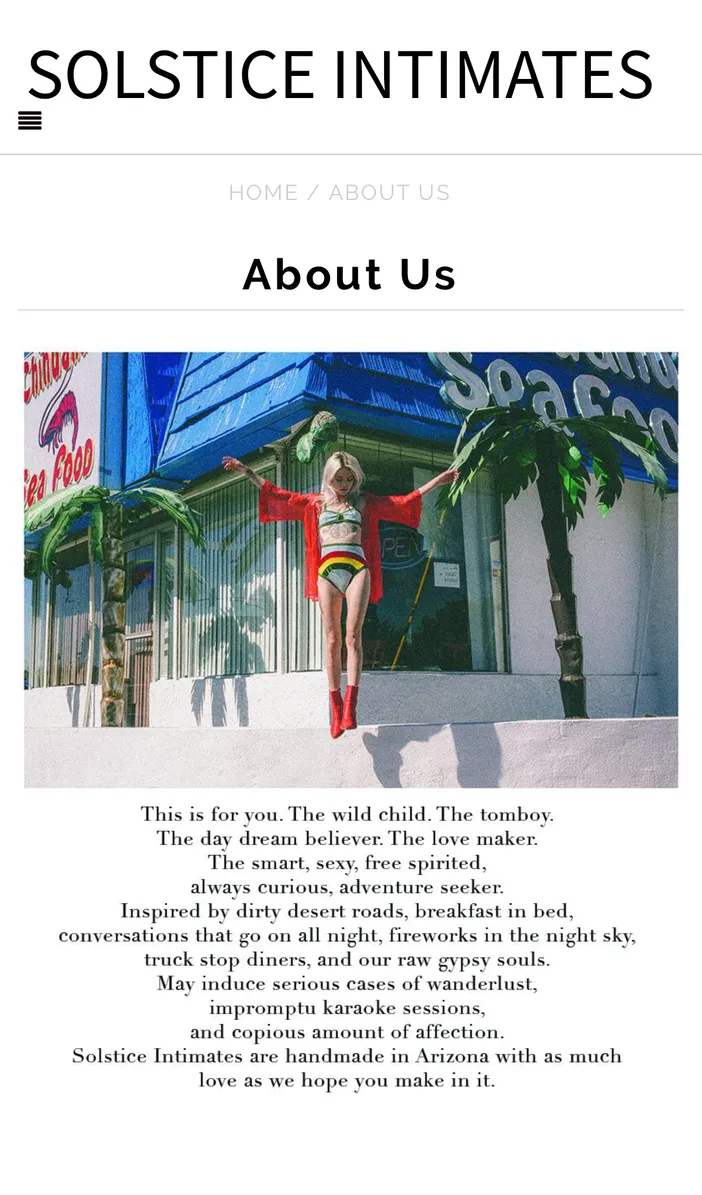 New ‘Petal’ Limited Edition Bodysuit by Solstice Intimates