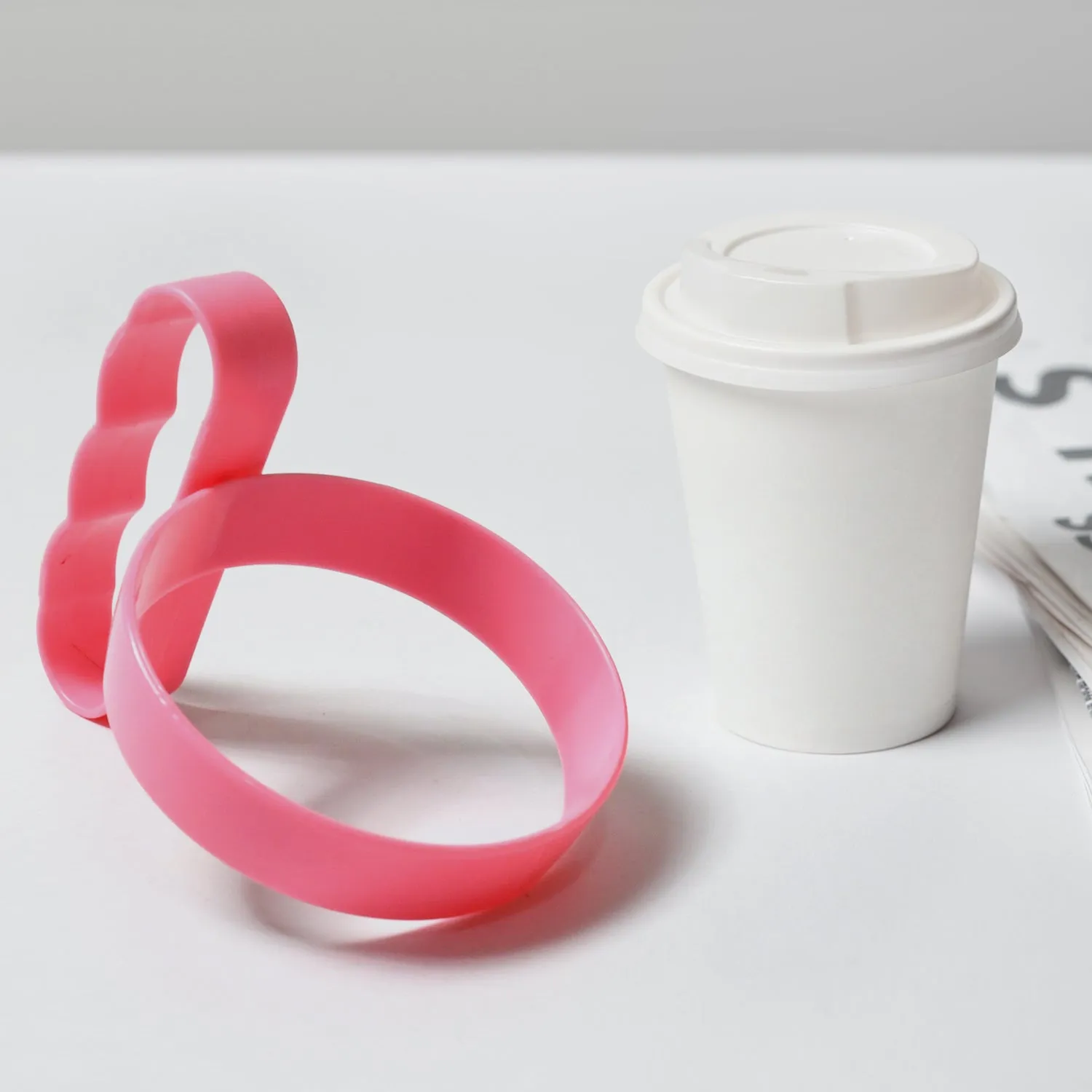 Plastic Cup / Tumbler Handle Anti Slip Travel Mug Grip | cupholder | Cup / Tumbler Accessories | Lightweight Tumbler Holder | Cup Handle (1 Pc)