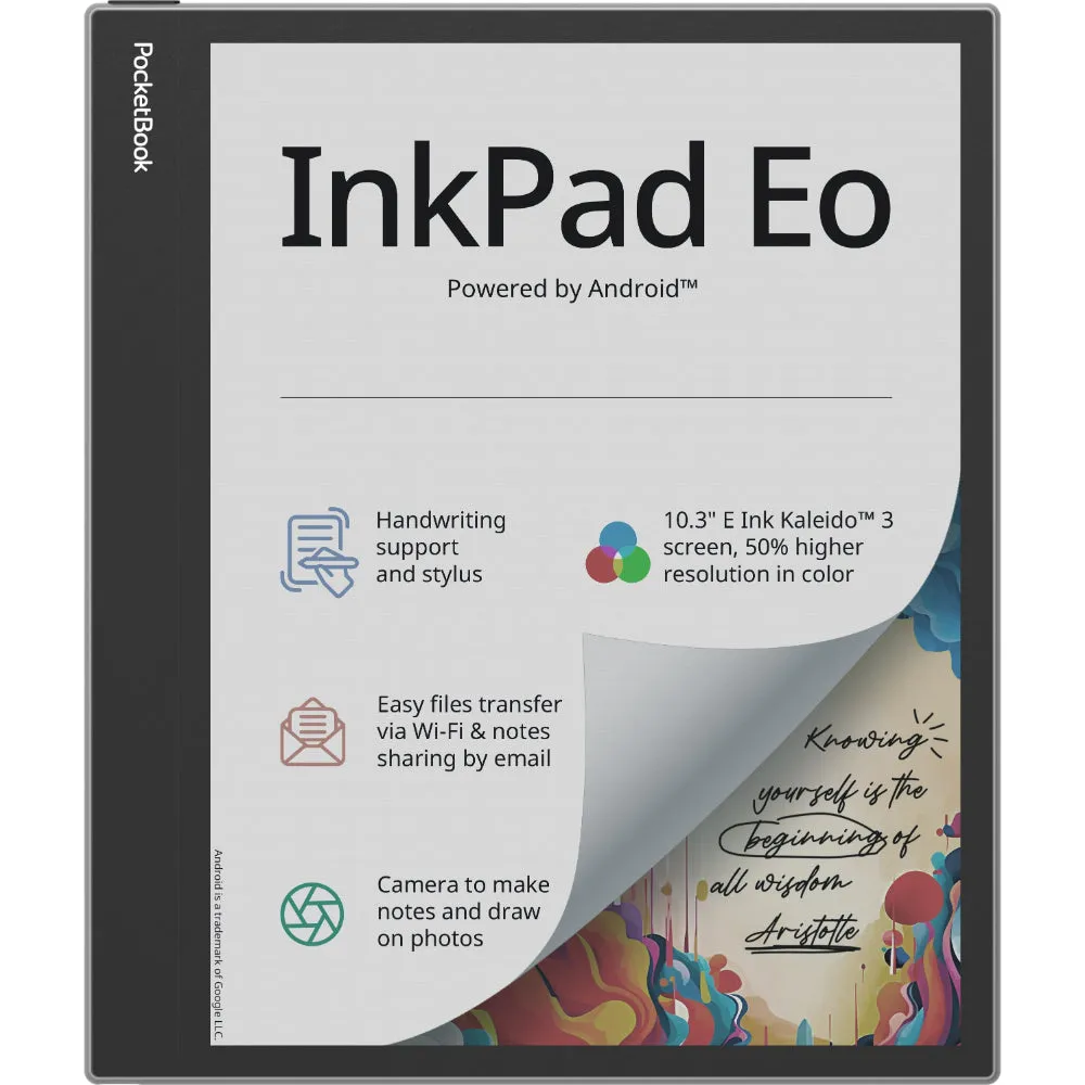 POCKETBOOK Inkpad Eo Color E-Note 10.3Inch Grey