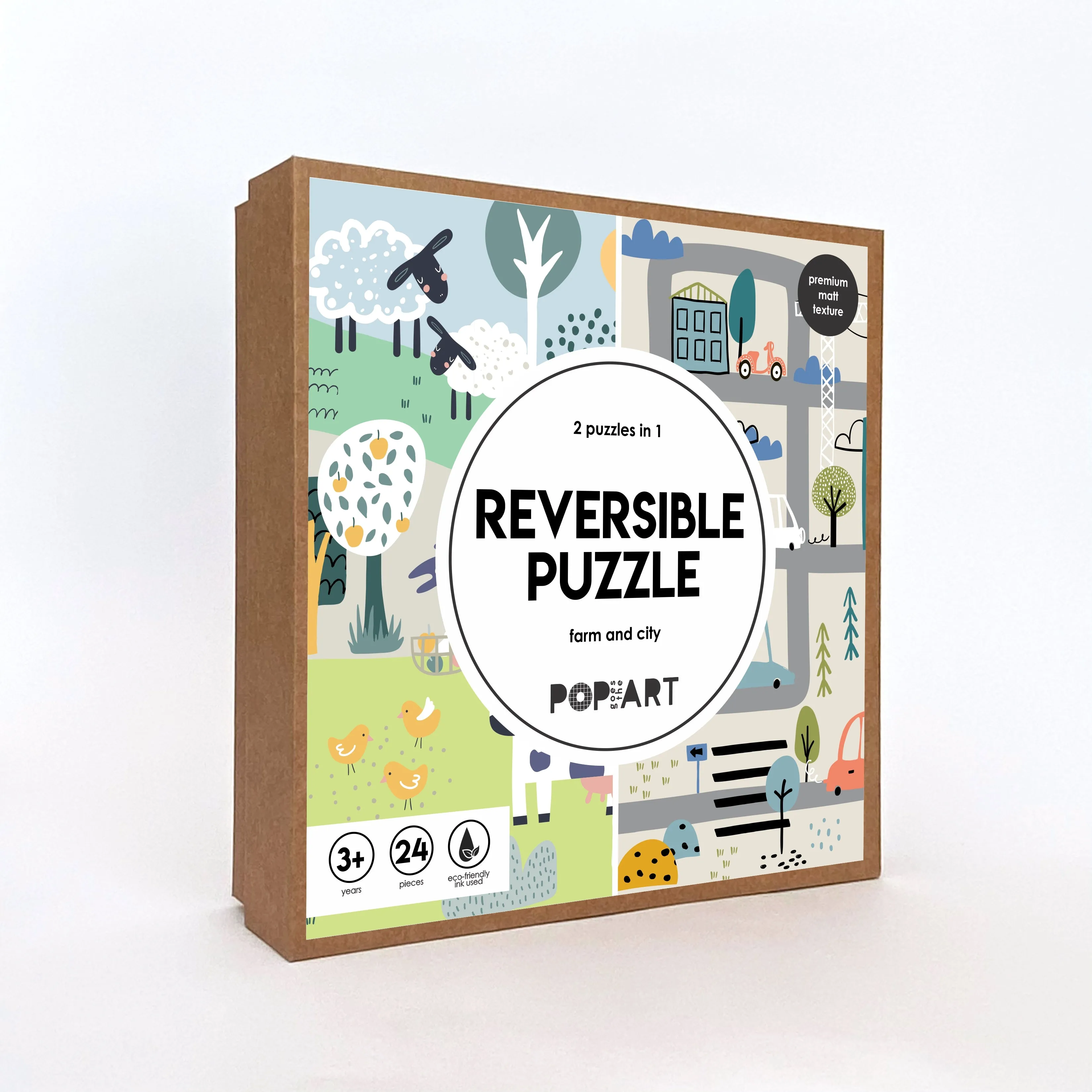 Reversible Puzzle | Farm and City