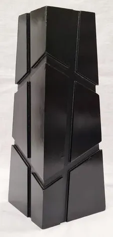 Vase - Wooden Rustic (12 x 12 x 30cm)