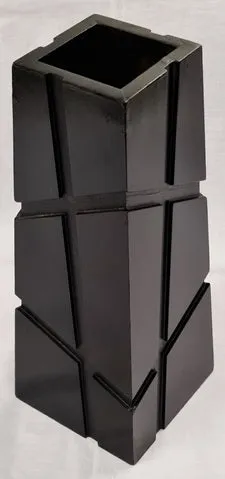 Vase - Wooden Rustic (12 x 12 x 30cm)